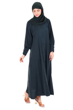 Noor Button Detail Abaya