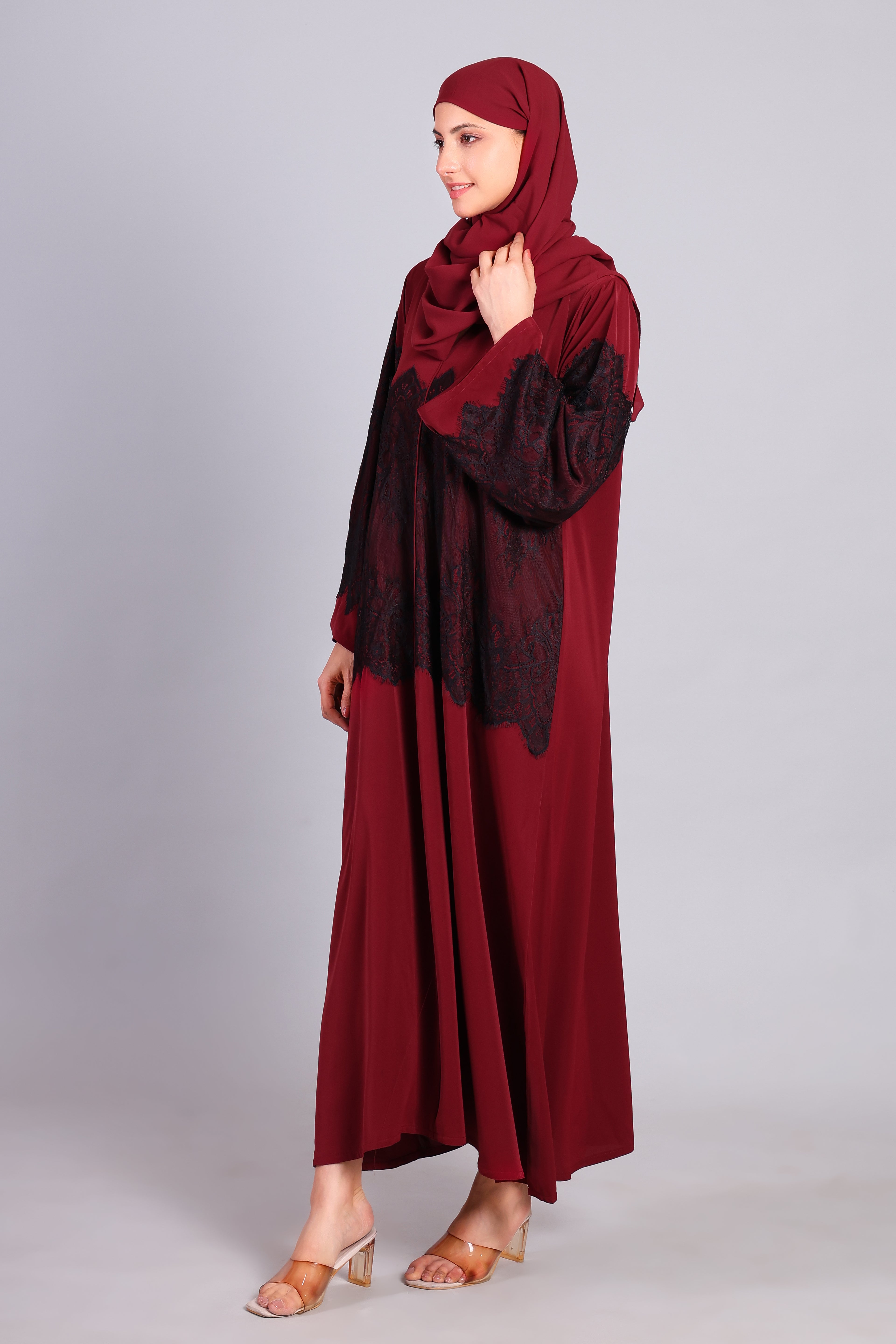 Ember Grace in Maroon