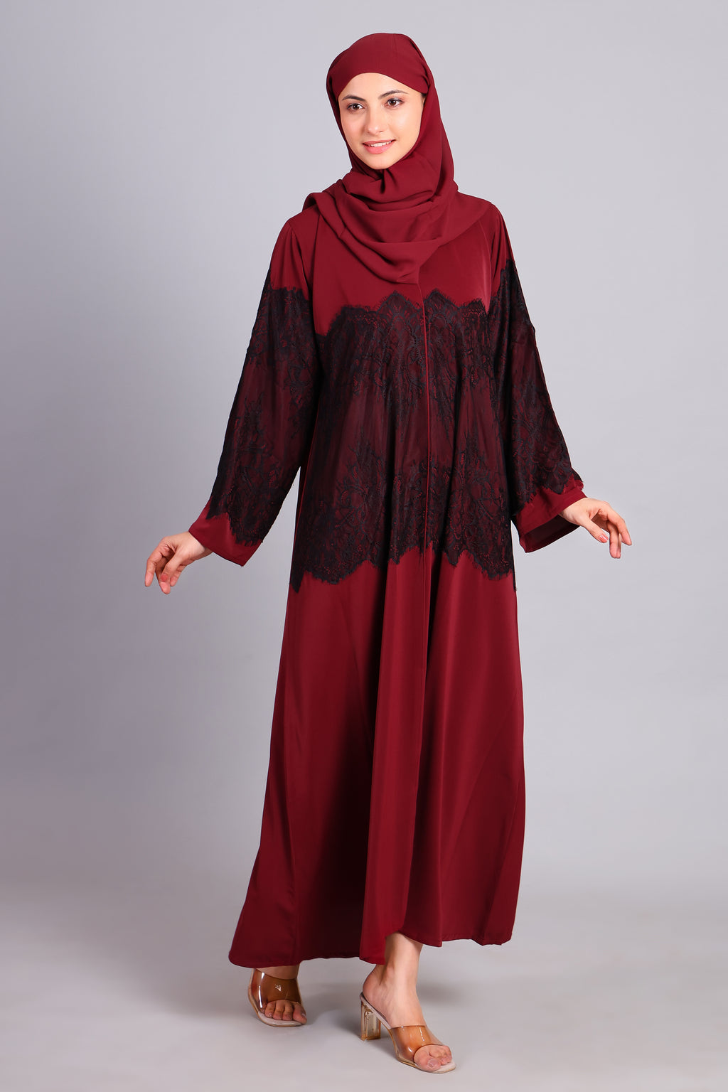 Ember Grace in Maroon