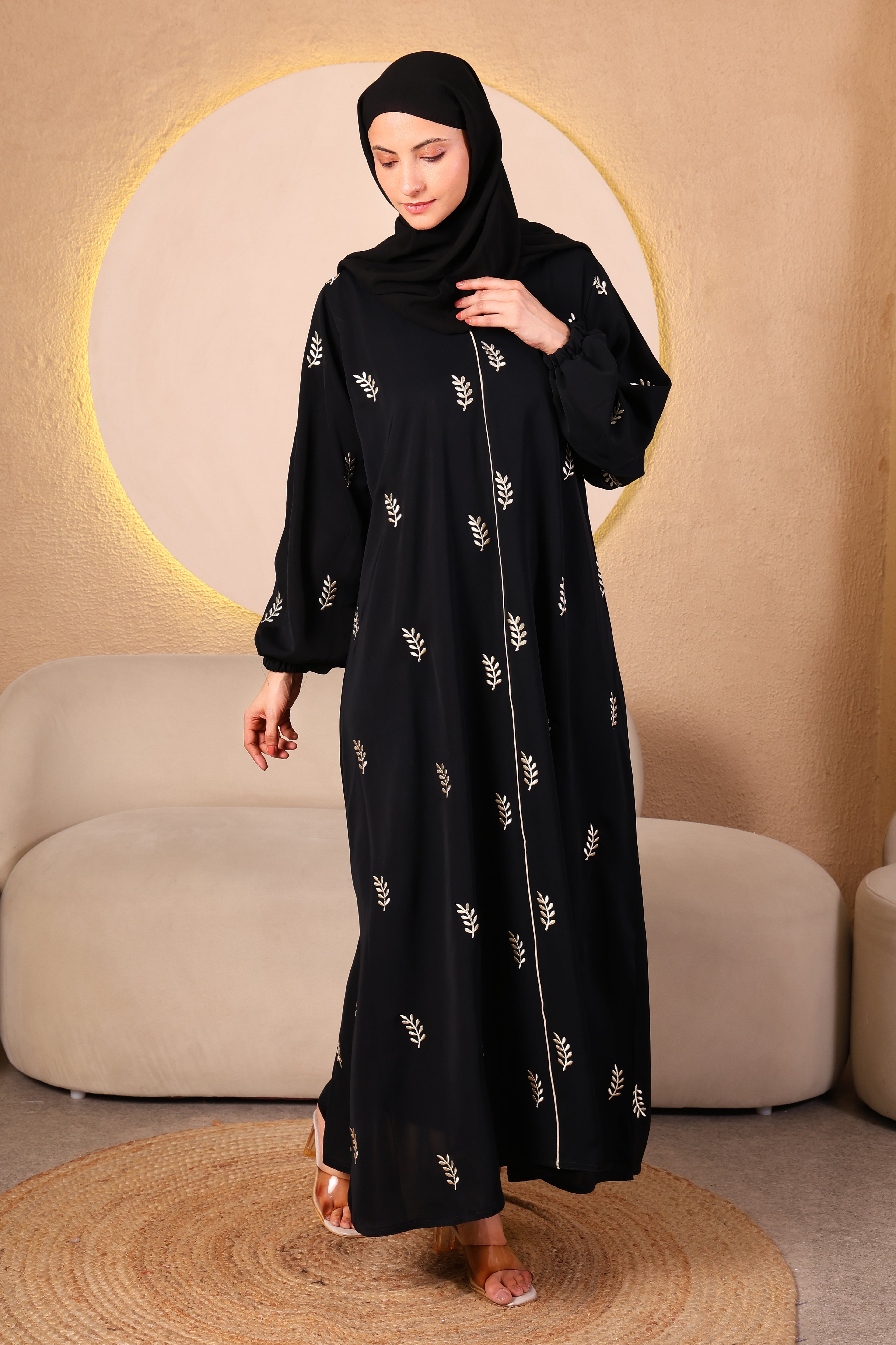 Zahra Leaf Abaya
